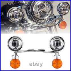 LED Passing Turn Signals Light For Yamaha V-Star XVS 650 1100 Classic Silverado