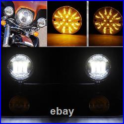 LED Passing Turn Signals Light For Yamaha V-Star XVS 650 1100 Classic Silverado