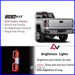 LED Sequential Tail Lights for 2014-18 Chevy Silverado 1500 2500HD 3500HD Lamps