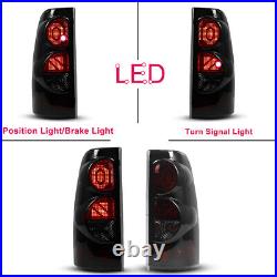 LED Tail Lights For 1999-2006 Chevy Silverado 1500 2500 3500 Brake Signal Lamps