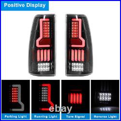 LED Tail Lights For 1999-2006 Chevy Silverado 1500 2500 3500 Clear Len Lamp Pair