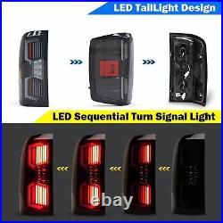 LED Tail Lights For 2014-2018 Chevy Silverado Sequential Turn Signal Brake Lamps
