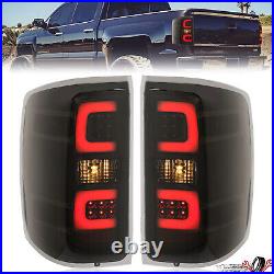 LED Tail Lights Lamp Sequential Signal For 2014-2018 Silverado 1500 2500 3500 HD