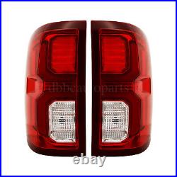 LED Tail Lights Lamps For 2016 -2018 Chevy Silverado 1500 LH+RH