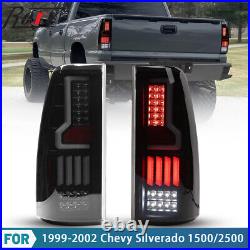 LED Tail Lights for 1999-2006 Chevy Silverado 99-02 GMC Sierra 1500 2500 Smoke