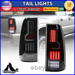 LED Tail lights For 99-06 Chevy Silverado 1500 99-02 GMC Sierra Brake Lamp Smoke