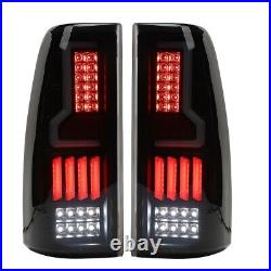 LED Tail lights For 99-06 Chevy Silverado 1500 99-02 GMC Sierra Brake Lamp Smoke