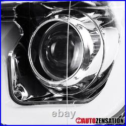 LED Tube Fit 2014-2015 Chevy Silverado 1500 Projector Headlights Left+Right