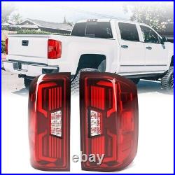 LED for 2014-2018 Silverado 1500 15-19 2500 3500HD Tail Lights Turn Signal Lamps