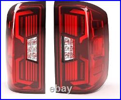 LED for 2014-2018 Silverado 1500 15-19 2500 3500HD Tail Lights Turn Signal Lamps