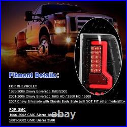 LED for 99-06 Chevy Silverado Tail Lights 1999-2002 GMC Sierra 1500 2500 3500