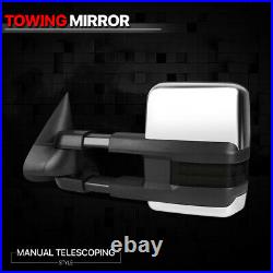 L Driver Side Chrome Power+Heated LED Signal Towing Mirror for 03-07 Escalade