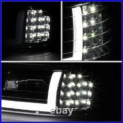 Led Drlfor 99-02 Chevy Silverado 4pcs Headlight Bumper Turn Signal Lamp Tinted