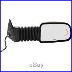 Mirror New Right Hand Heated Chevy In-glass Turn Signal Light Passenger Side RH