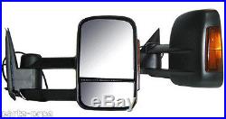 NEW Manual Towing Mirror with Turn Signal PAIR / FOR SILVERADO & SIERRA