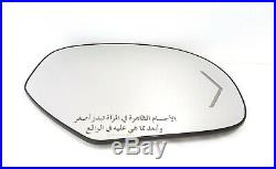 OEM GM Passenger Mirror Glass Arabic Turn Signal 09-14 Yukon Tahoe Escalade DL3
