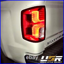 OE LTZ Style UPGRADE Rear LED Bar Tail Light For 14-15 Chevy Silverado Sierra