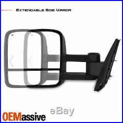 PairFor 07-13 Silverado Serria Power Fold Towing Mirrors With Heat/Turn Signal