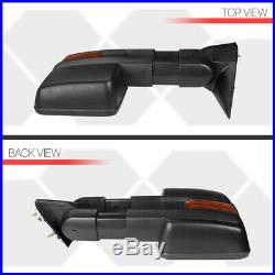 PairManual Telescoping LED Signal Towing Side Mirror for 03-07 Silverado/Tahoe