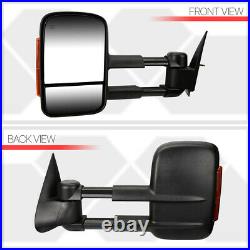 PairPower+Heated Extendable LED Signal Towing Side Mirror for 99-02 GMC GMT800