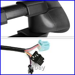 Pair Power+Heated Extendable LED Signal Towing Side Mirror for 03-07 Suburban