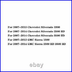 Pair Power Heated LED Turn Signal Mirrors For 2007-2014 Chevrolet GMC Sierra