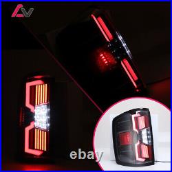 Pair Sequential Tail Lights for 2014-2018 Chevy Silverado 1500 2500 3500 Lamps