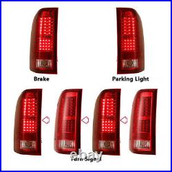 Pair Tail Light for 2007-2013 Chevrolet Silverado 1500 & 07-13 Silverado 2500 HD