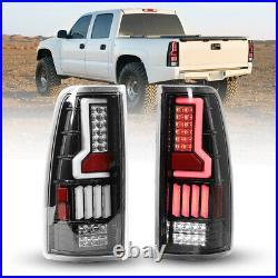 Pair Turn Signal Lamps For 1999-2006 Chevy Silverado/GMC Tail Lights LED Brake