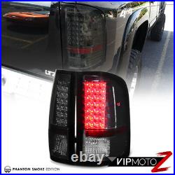 Phantom Smoke 07-13 Chevy Silverado LED Tail Light Brake Signal Lamp L+R Pair