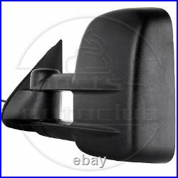 Power Heated LED Signals Tow Mirrors For 03-06 Chevy Silverado 1500/2500 HD/3500