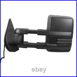 Power Heated Tow Mirrors Dynamic Signal For 2007-2014 Chevy Silverado GMC Sierra