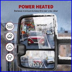 Power Heated Tow Mirrors For 03-06 Chevy Silverado Sierra 1500 2500 Turn Signals