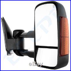 Power Heated Turn Signals Tow Side Mirrors For 2003-2007 Silverado Tahoe Sierra