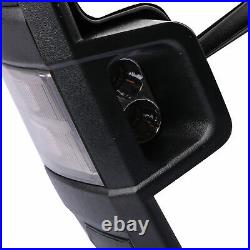 Power Tow Mirrors LED Turn Signal For 2007-2013 Chevy Silverado Tahoe GMC Sierra