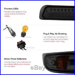Projector Smoke Headlights LED Parking Black Tail Lamps 99 00 01 02 Silverado V6