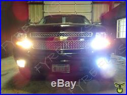 Reflector style LED xenon white parking light and amber/yellow turn signal combo