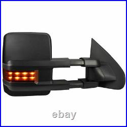 Right Side Tow Mirror Power Amber LED Turn Signal For 2003-2006 Chevy GMC Truck