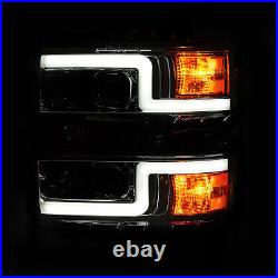 Sequential LED Projector Headlights For Chevy Silverado 2500 3500 HD 2015-2019