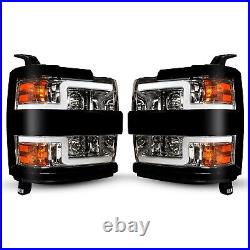 Sequential LED Projector Headlights For Chevy Silverado 2500 3500 HD 2015-2019