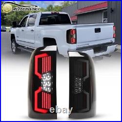 Sequential LED Tail Lights For 14-18 Chevy Silverado 1500 2500 3500 Turn Signal