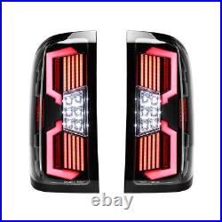 Sequential LED Tail Lights For 14-18 Chevy Silverado 1500 2500 3500 Turn Signal