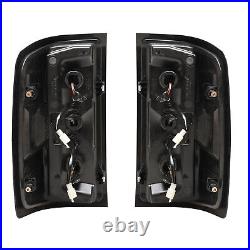 Sequential Turn Signal LED Tail Lights For 2014-18 Chevy Silverado 1500 2500 HD