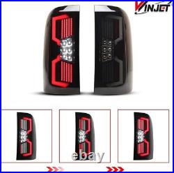 Sequential Turn Signal LED Tail Lights For 2014-2018 Chevy Silverado 1500 2500HD