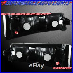 Set of Pair Black Park Signal Lights with LED for 2003-2006 Chevrolet Silverado
