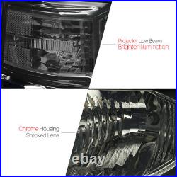 Smoke Tinted Headlight Clear Turn Signal Reflector for 14-15 Chevy Silverado