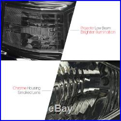 Smoke Tinted Headlight Clear Turn Signal Reflector for 14-16 Chevy Silverado