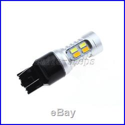 Switchback 7443 7444NA 20-SMD LED Bulbs with Resistor for Front Turn Signal Lights
