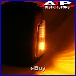Telescopic Amber LED Signal Towing Mirrors For 2002-2006 Chevy Suburban Sierra