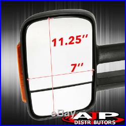 Telescopic Amber LED Signal Towing Mirrors For 2002-2006 Chevy Suburban Sierra